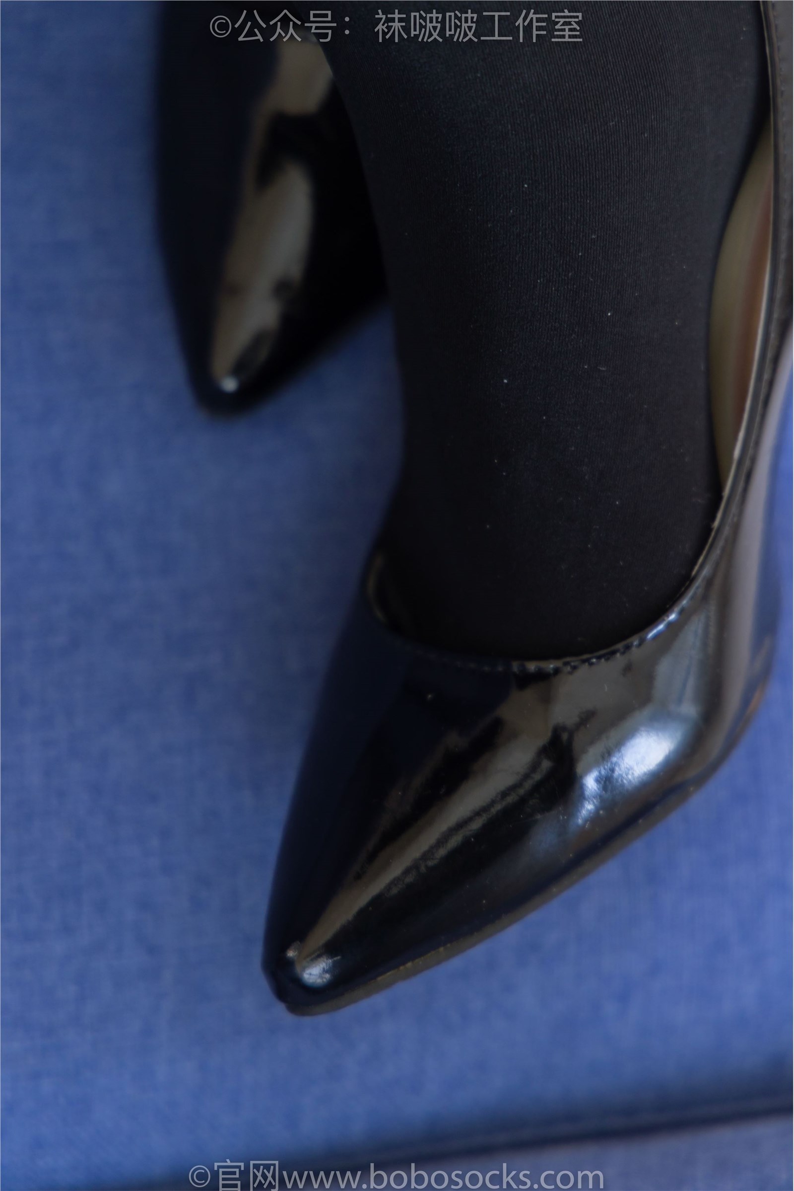 NO.090 Sweet Pea - high heels, thick black silk(23)